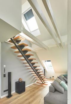 עיצוב ירוק לחדר מדרגות
