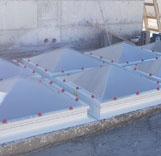 בה"ד 1 - כיפות תאורה סקיילייט פירמידה