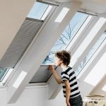 וילון הצללה עם קפלים